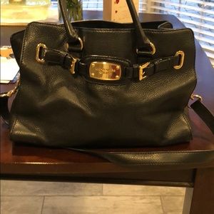 Black Leather Micheal Kors Purse